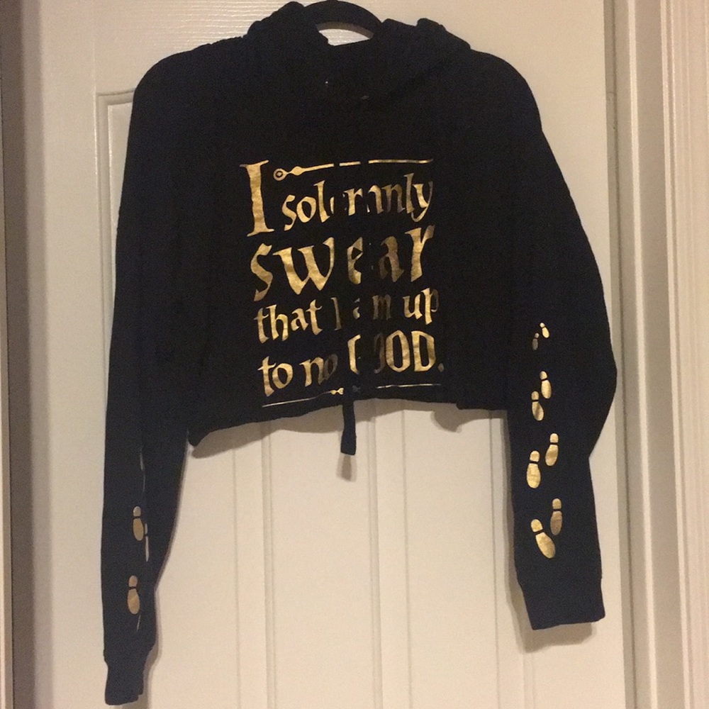 Harry Potter crop top sweater